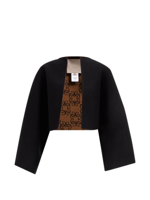 ELIE SAAB reversible monogram-pattern jacket