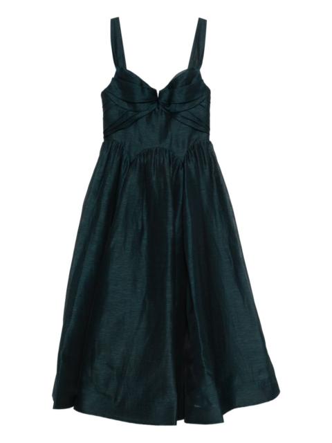 Zimmermann pleated straps dress