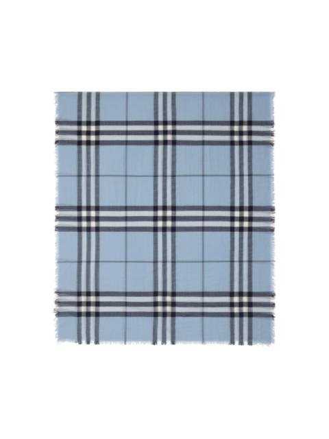 Burberry checked wool scarf