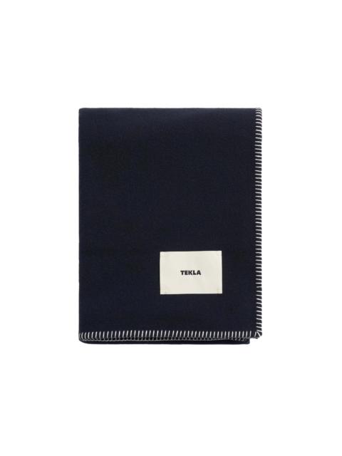 TEKLA Tekla Lambswool Blanket Dusk Blue