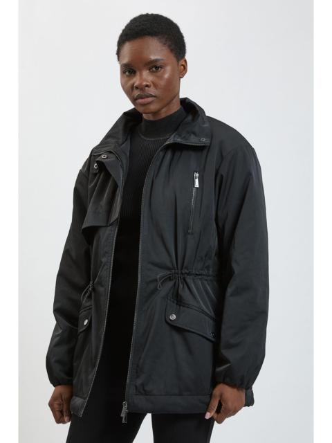 KAREN MILLEN Padded Cinched Trench Coat