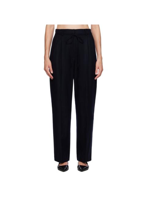LE17SEPTEMBRE Navy Straight Trousers