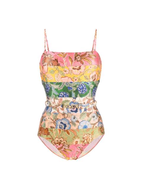Zimmermann Junie floral-print swimsuit