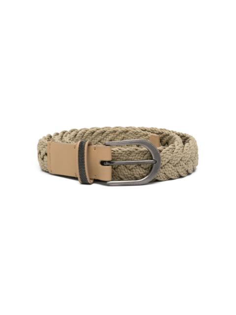 Brunello Cucinelli Monili-chain braided belt