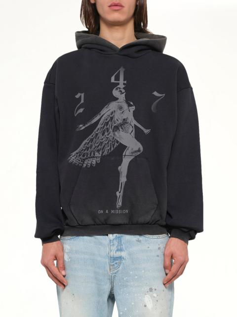 REPRESENT 247 Angel Hood in Vintage Black