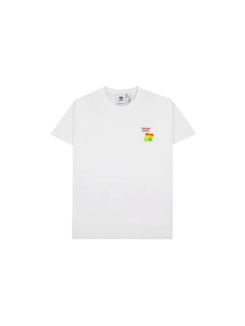 adidas adidas originals Bodega Pricetag Back Printing Short Sleeve White ED7067