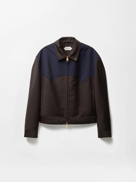 VERSACE Wool-Mohair Zip Blouson