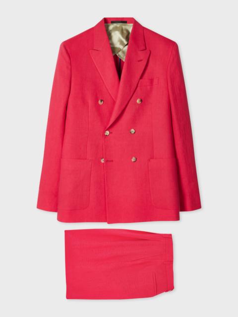 Paul Smith Fuchsia Linen Short Suit