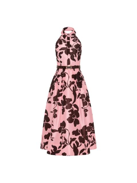 REBECCA VALLANCE Connie Halter Midi Dress