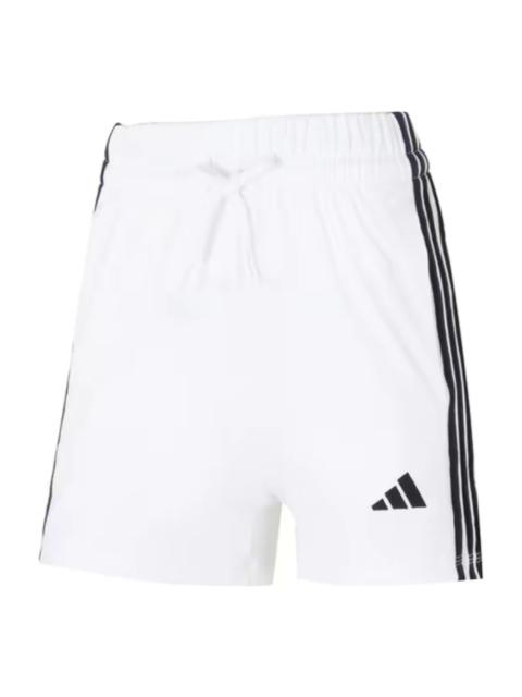 adidas (WMNS) adidas 3-Stripes String Shorts 'White Black' JD0910