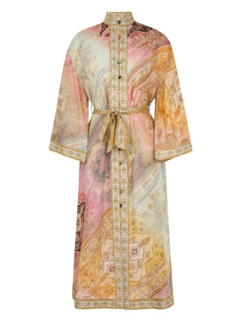 Zimmermann TALLOW MIDI SHIRT DRESS
