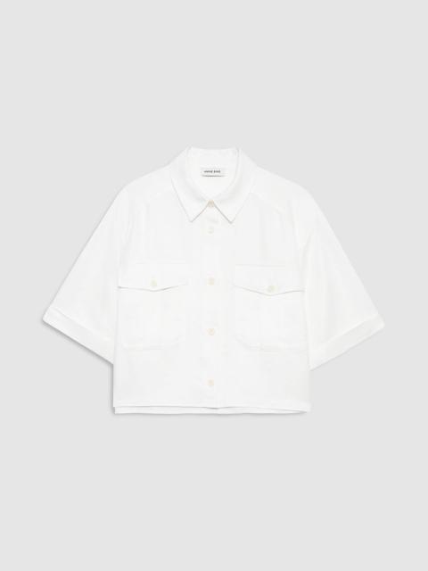 ANINE BING Edith Shirt - Ivory