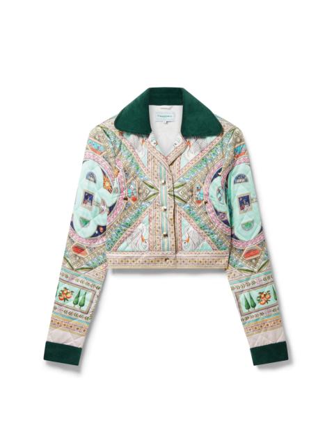 Le Labyrinthe Quilted Cropped Jacket