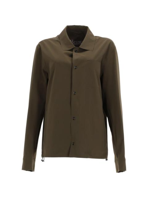 Herno chest-pocket buttoned shirt jacket