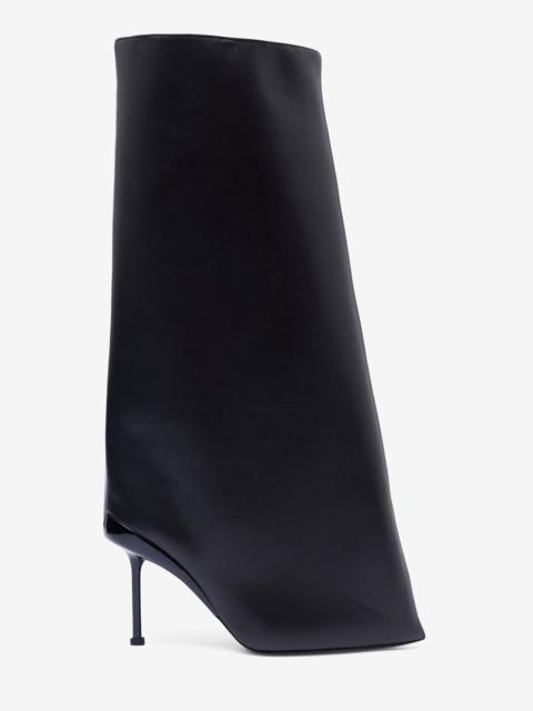 Alexander McQueen Women's Slash Flare Boot in Black