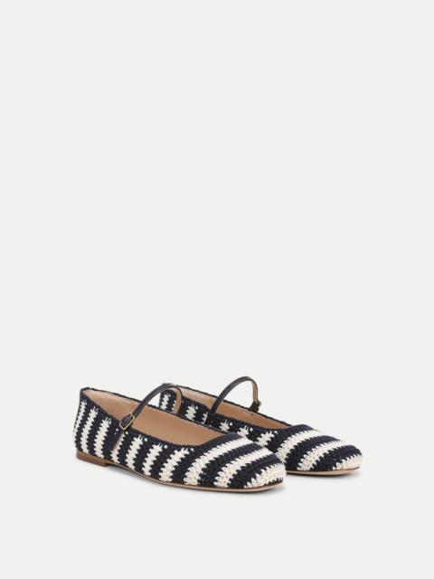 VERONICA BEARD ELLIE CROCHET FLAT