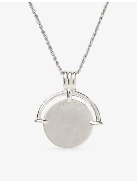 MISSOMA Lucy Williams x Missoma Medium Roman Arc Silver-Plated Brass Coin Necklace