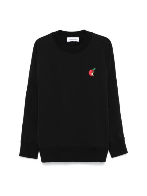 Étude apple-embroidered sweatshirt