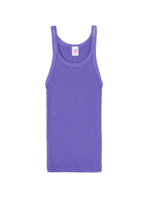 ribbed cotton tank top