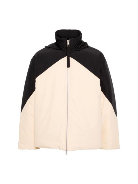 Jil Sander colour-block down jacket