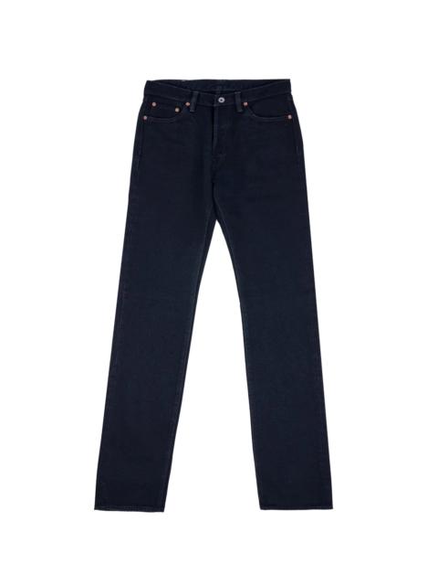 Iron Heart IH-634S-B 21oz Selvedge Denim Straight Cut Jeans - Indigo Overdyed Black