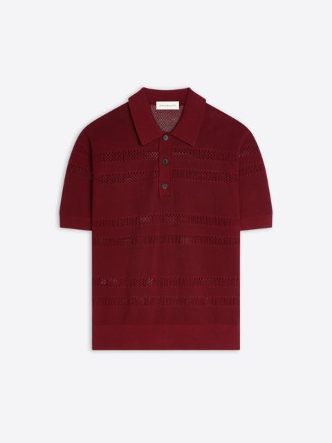 Dries Van Noten MESH POLO SHIRT