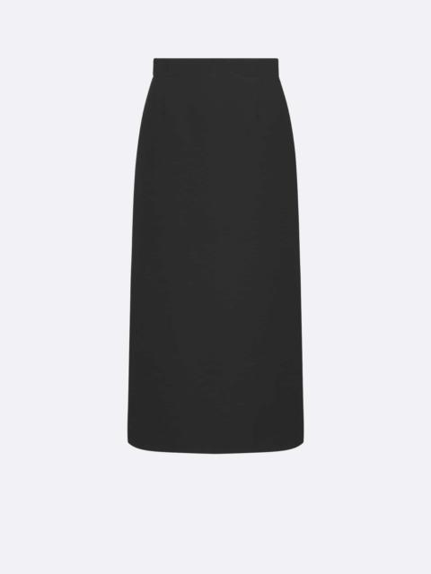 Mid-Length Straight-Cut Skirt