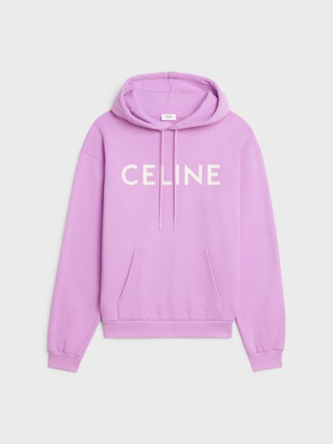 CELINE CELINE HOODIE IN COTTON FLEECE