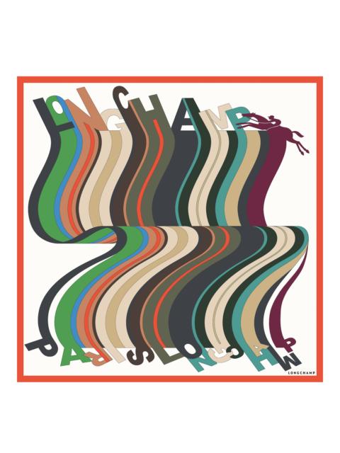 Longchamp L'Arc-en-ciel Silk scarf 70