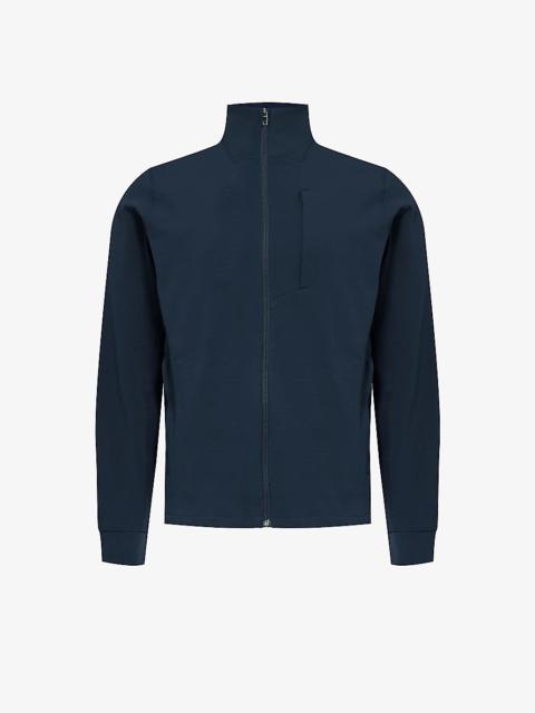 Sojourn funnel-neck stretch-woven track jacket