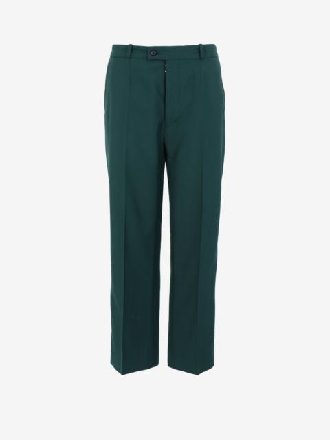Maison Margiela Pleat cropped trousers