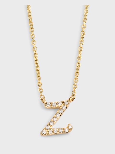 SYDNEY EVAN 14k Diamond Pave Initial Necklace