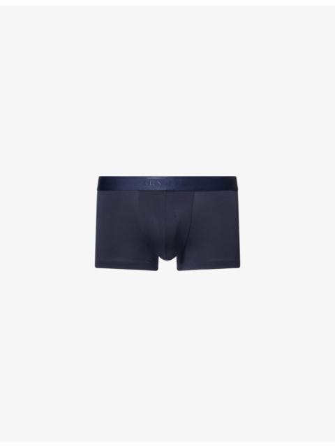 Sunspel Branded Mid-Rise Stretch-Woven Trunks