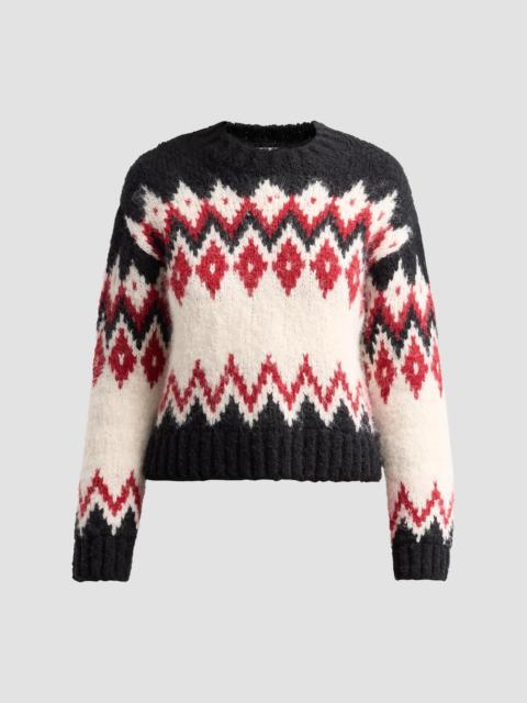 VERONICA BEARD Women's Jessalyn Fair Isle-Inspired Crewneck Sweater - Dove Multi
