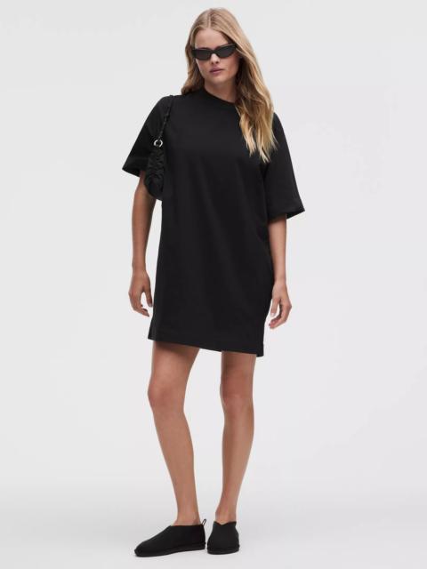 lululemon Scuba Cotton Jersey T-Shirt Dress