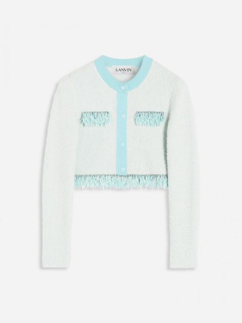 Lanvin BOUCLÉ KNIT CARDIGAN