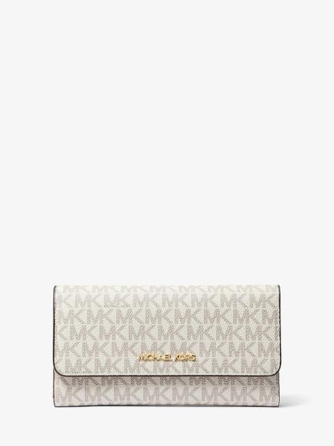 MICHAEL KORS Jet Set Large Logo Trifold Wallet