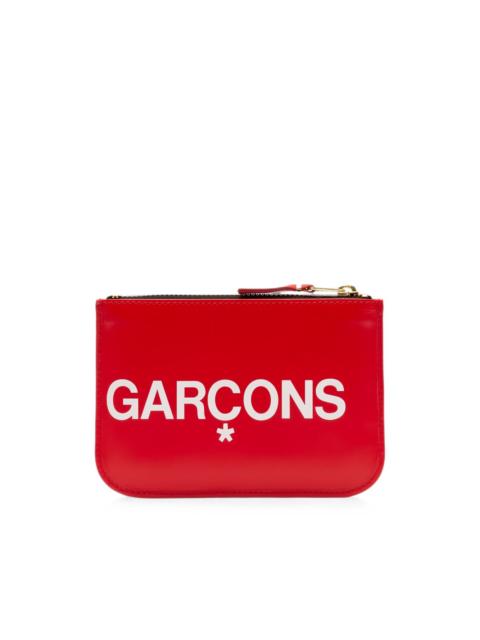 Comme Des Garçons Huge logo wallet pouch