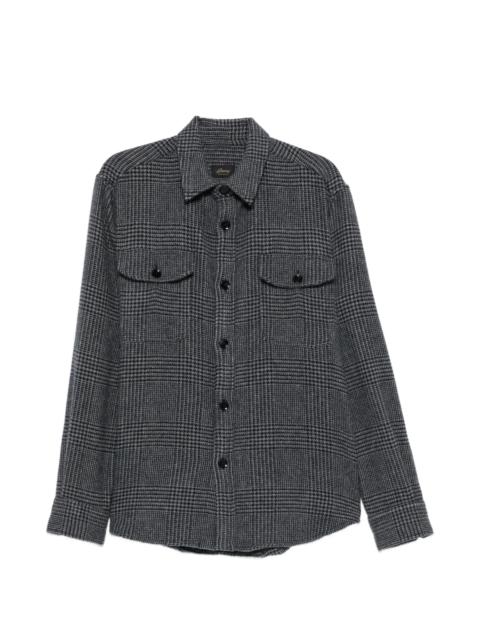 Brioni Brioni Prince Of Wales Check Wool Shirt