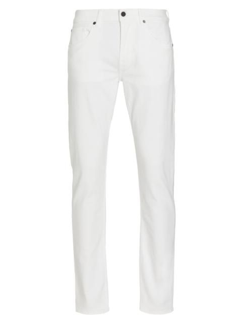 7 For All Mankind Men's Slimmy Slim-Fit Tapered Jeans - White