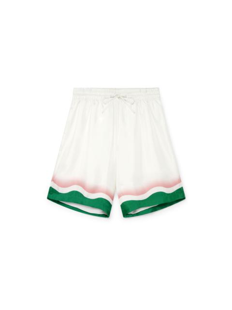 CASABLANCA Le Jeu De Ping Pong Silk Shorts