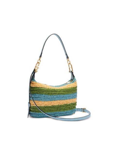 FURLA striped chain shoulder bag