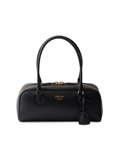 Prada Women's Leather Top-Handle Bag - Black