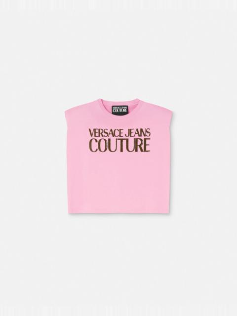 VERSACE JEANS COUTURE Logo Crop T-Shirt