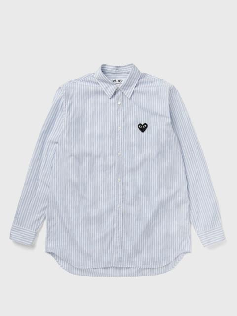 Comme des Garçons PLAY BLACK EMBLEM WOVEN SHIRT