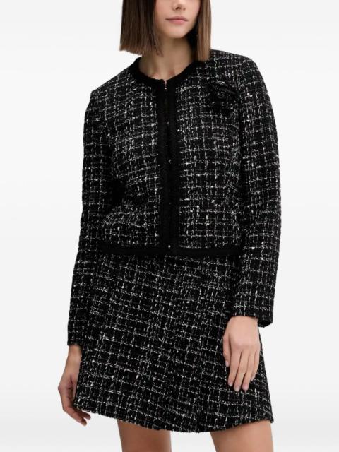 HUGO rosette tweed jacket