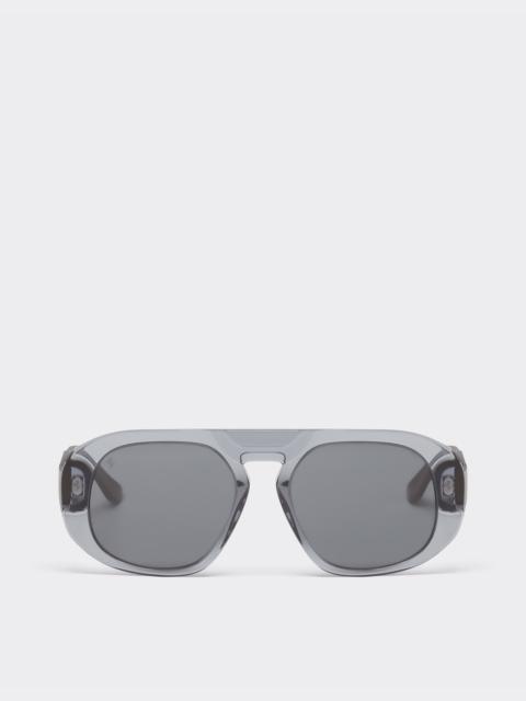 Ferrari Ferrari sunglasses in ocean colour acetate with light blue lenses