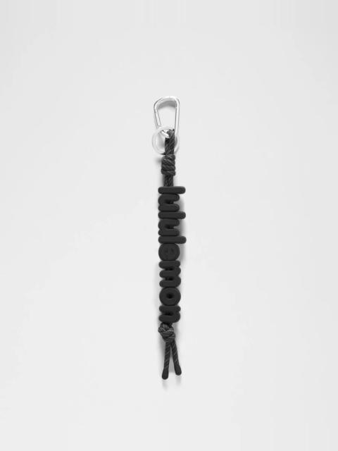 lululemon Silicone Wordmark Keychain