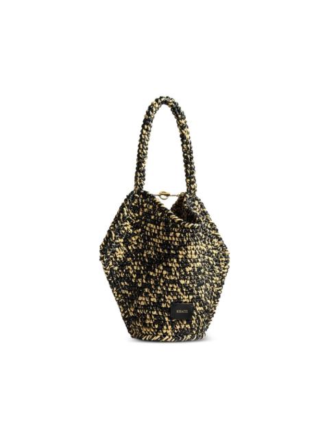 KHAITE logo-patch tote bag