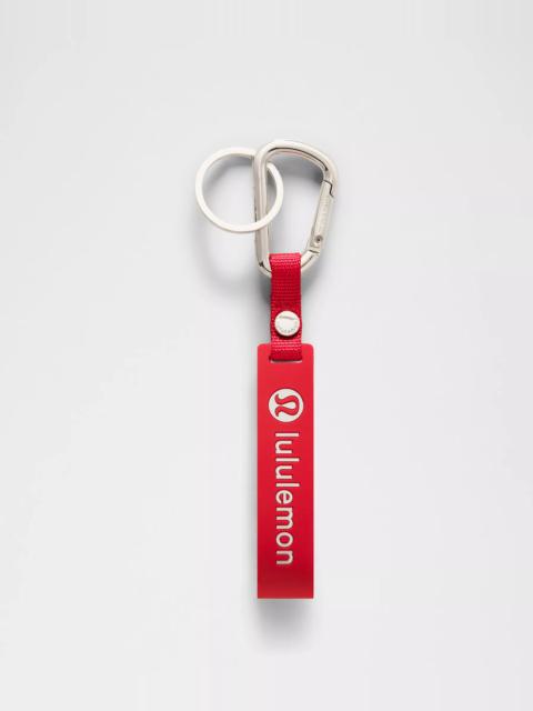 lululemon Silicone Keychain